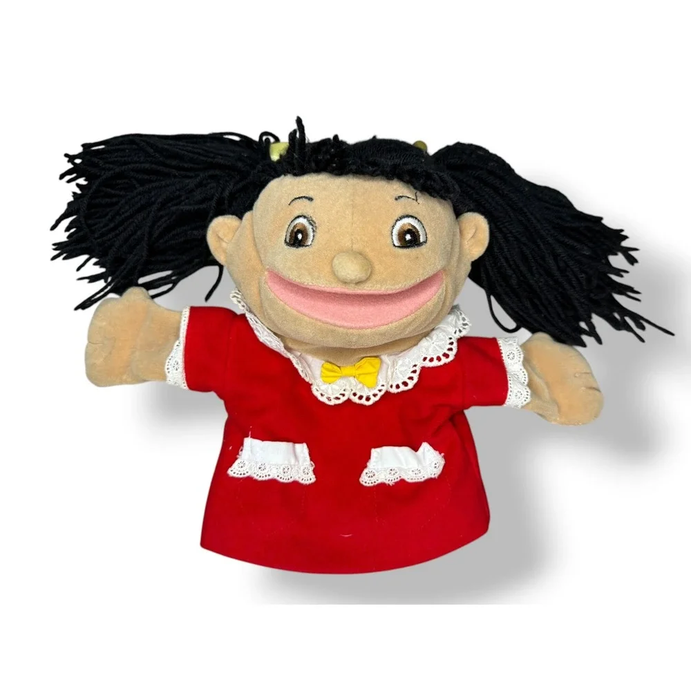 Lakeshore Learning Let's Talk! Kid Puppets Set of 4 Multi-Ethnic Hand Puppets